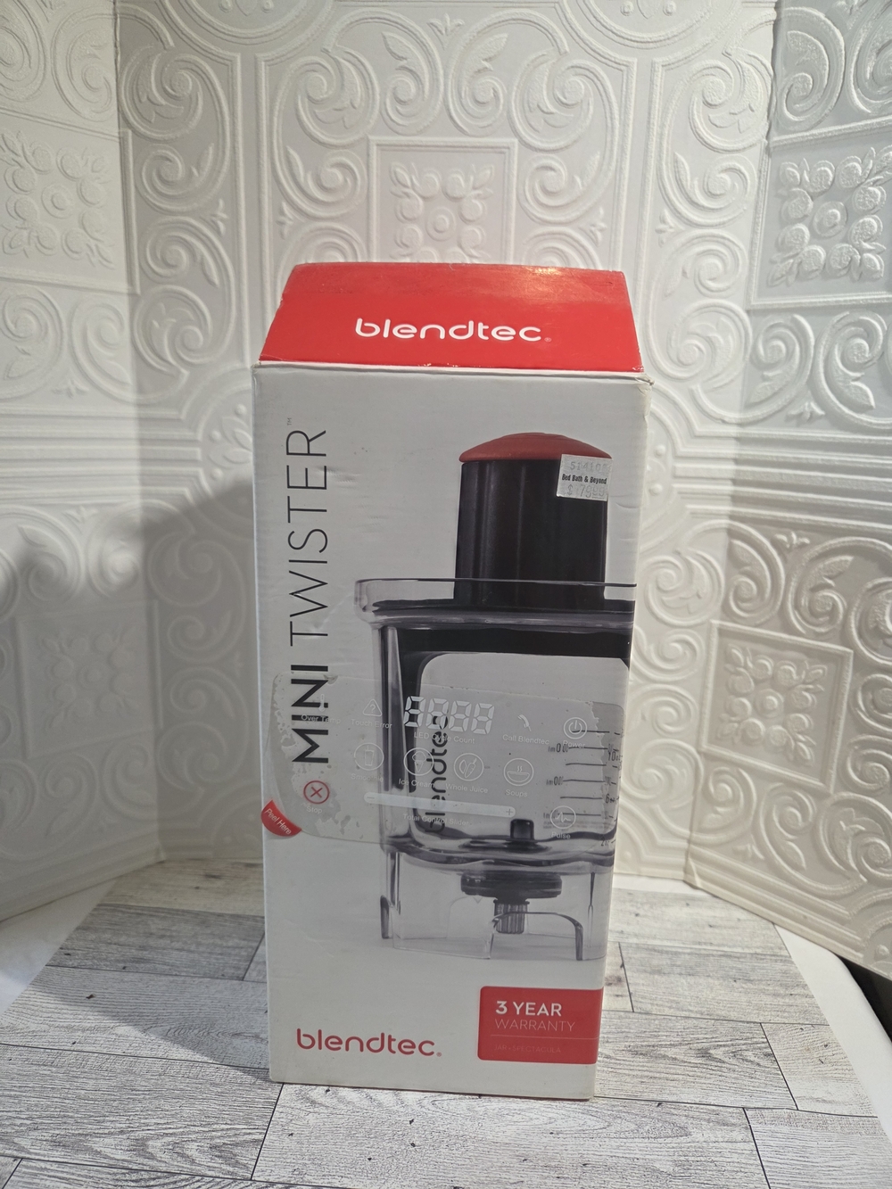 Blendtec Mini Twister Jar - Clear with Red Lid